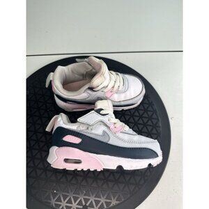 Nike Air Max 90 Shoes Youth Sz 7c HF6358-104 Leather Running Athletic Sneake